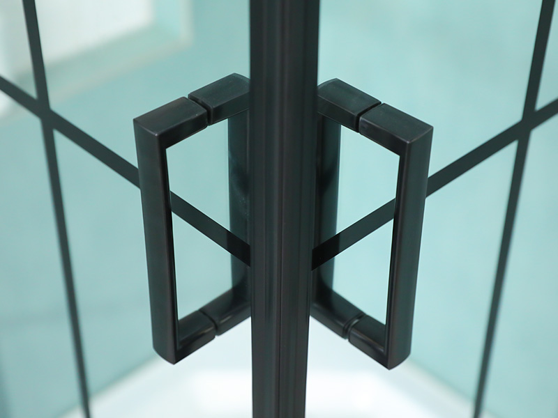 SQ klart herdet glass med trykk skyve dusjkabinett SQ klart herdet glass med trykk skyve dusjkabinett