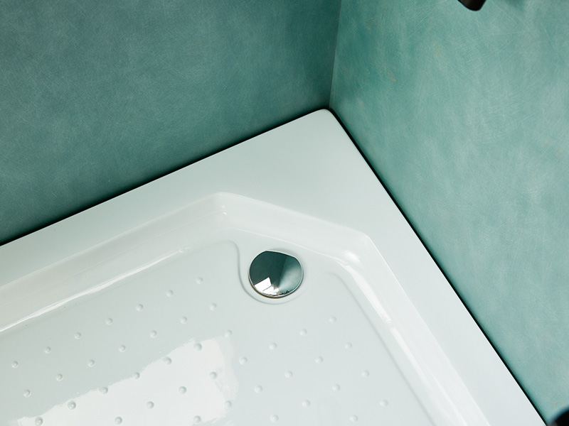 SQ skyve dusjkabinett, klart herdet glass, svart aluminiumsprofil, håndtak med doble hull, med brett SQ skyve dusjkabinett, klart herdet glass, svart aluminiumsprofil, håndtak med doble hull, med brett